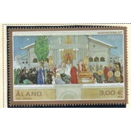 Aland Finland Sc 366 2015 Carl Larsson Painting stamp mint NH