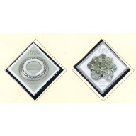 Aland (Finland) Sc 371-372 2015  Silver Jewelry stamp set mint NH