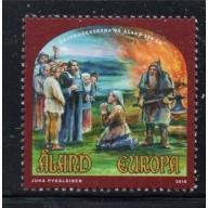 Aland Finland Sc 380 2016 Witches Trial stamp mint NH