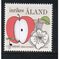 Aland Finland Sc 386 2016 Apple & Blossom stamp mint NH