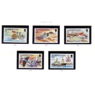 Alderney Sc 60-64 1991 Lighthouse Automation stamp set mint NH