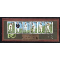 Alderney Sc 105a 1997 Cricket Club stamp sheet mint NH