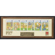 Alderney Sc  1175a 2001 Golf Club stamp sheet mint NH