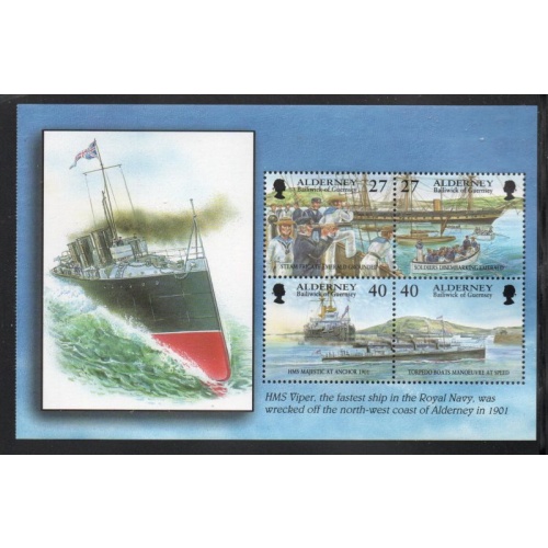 Alderney Sc 183c 2000 22p & 40p  Garrison Island stamp booklet pane mint NH Carpenters