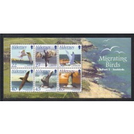 Alderney Sc  214a 2003 Sea Birds stamp sheet mint NH