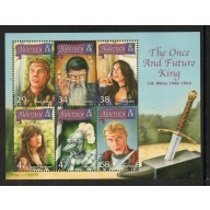 Alderney Sc  268a 2006 Authorian Legends stamp sheet mint NH