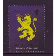 Alderney Sc 331 2008 L5 Heraldic Lion stamp mint NH