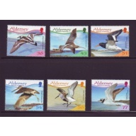Alderney Sc 344-349 2009 Birds stamp set mint NH
