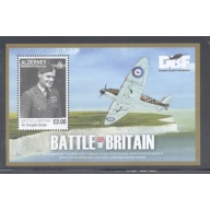 Alderney Sc 375 2010 Battle of Britain Anniversary stamp sheet mint NH