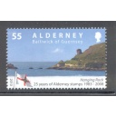 Alderney Sc 376 2010 55p Hanging Rock stamp mint NH