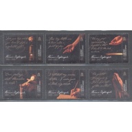 Alderney Sc 377-382 2010 Florence Nightingale stamp set mint NH