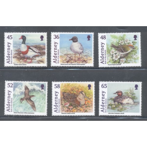 Alderney Sc 403-408 2011 Ducks stamp set mint NH