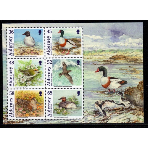 Alderney Sc 408a 2011 Ducks stamp sheet mint NH