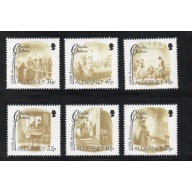 Alderney Sc 434-439 2012 Birth of Charles Dickens Anniversary stamp set mint NH