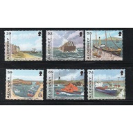 Alderney Sc 446-451 2012 Harbour stamp set mint NH
