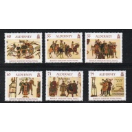 Alderney Sc 490-495 2014  Bayeux Tapestry stamp set mint NH