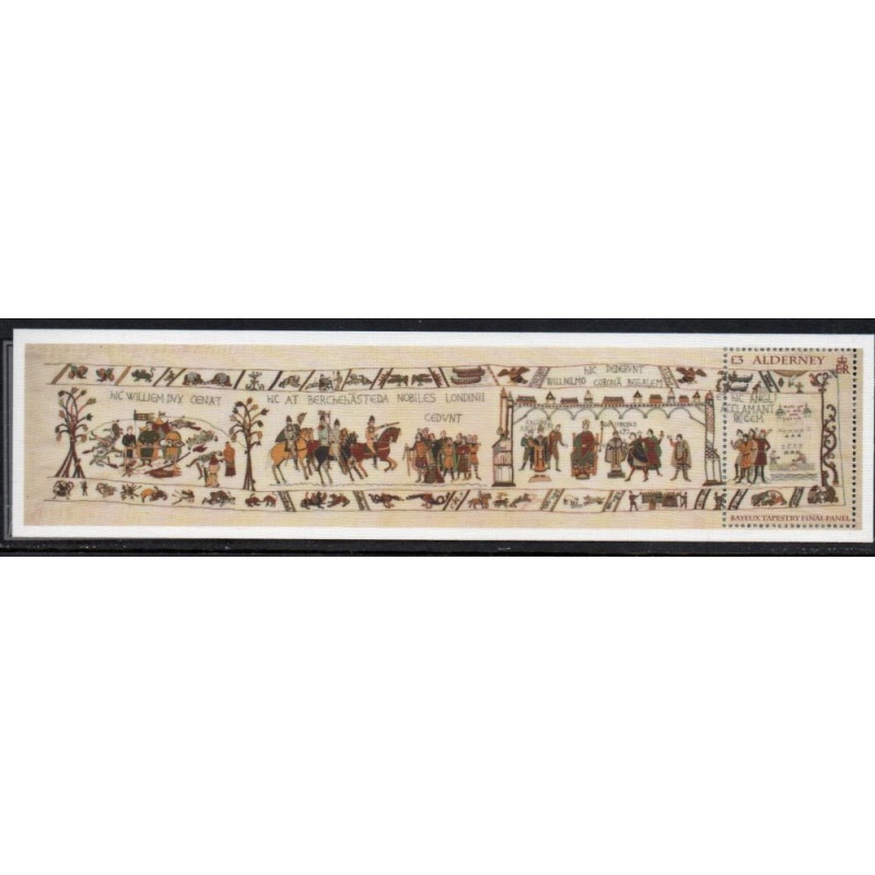 Alderney Sc 496 2014  Bayeux Tapestry stamp sheet mint NH