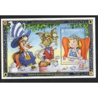 Alderney Sc 518 2015 Alice in Wonderland stamp sheet mint NH
