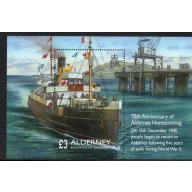 Alderney Sc 539 2015 Ship Returning  Exiles stamp sheet mint NH