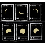 Alderney Sc 578-583 2017 Solar Eclipse stamp set mint NH