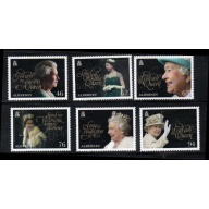 Alderney Sc 598-603 2018 65th Anniversary Coronation QE II mint NH