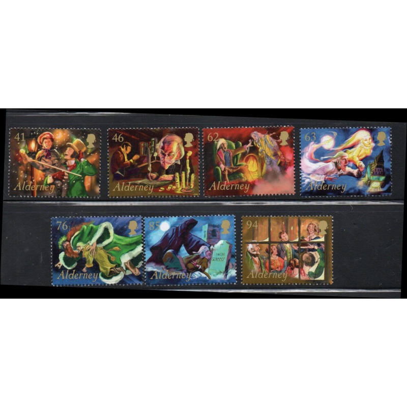 Alderney Sc 610-616 2018 Christmas stamp set mint NH