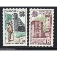 Andorra (Fr) Sc 269-70 1979 Europa stamp set mint NH