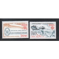 Andorra (Fr) Sc 294-95 1982  Europa stamp set mint NH