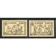 Andorra (Fr) Sc 372-73 1989  Europa stamp set mint NH