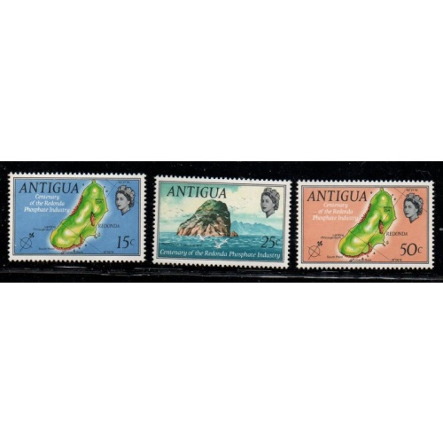 Antigua Sc 221-223 1969 Redonda Phosphate Industry stamp set mint NH