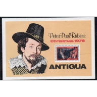 Antigua Sc 527 1978 Christmas stamp sheet mint NH