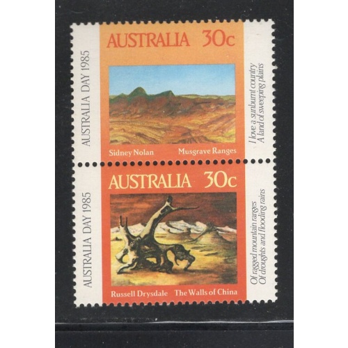 Australia Sc 942-943 1985 Australia day stamp set mintNH
