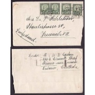 Canada-#9479 - 2c(4) KGV scroll to Switzerland - York County - Toronto , Ont