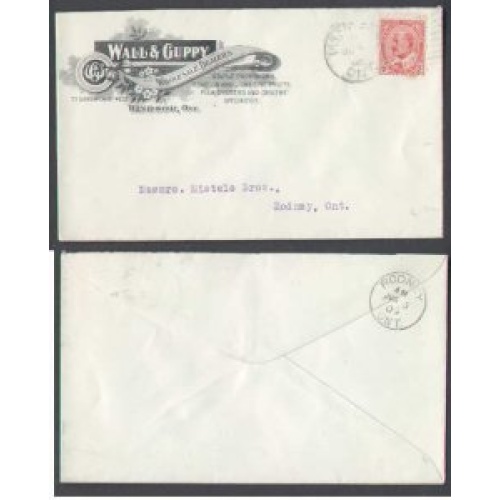 Canada-cover #4339-2c-Essex Cty-Windsor,Ont-Illustrated-Wall & Guppy-Grocers
