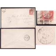 Canada-#9321 - 3c Small Queen - Renfrew County - Pembroke , Ont - Mr 15 1890