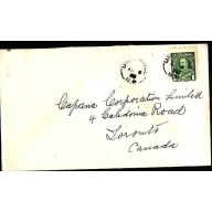 Canada-cover #10298 - 1c KGV pictorial - Underhill, NB- Au 8 1935 -