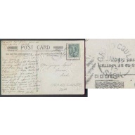 Canada-cover #5659 - 1c Edward-Grand Coulee,Sask-Jan 12 1912-