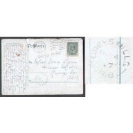 Canada-cover #5627 - 1c Edward-Greys Mills,NB-No 4 1907-