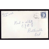 Canada-cover #13530-5c QEII Wilding-Hastings Cnty-Actinolite, Ont-XI 22 1960