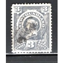 Newfoundland Sc 60d 1890 3 c slate violet Victoria stamp used