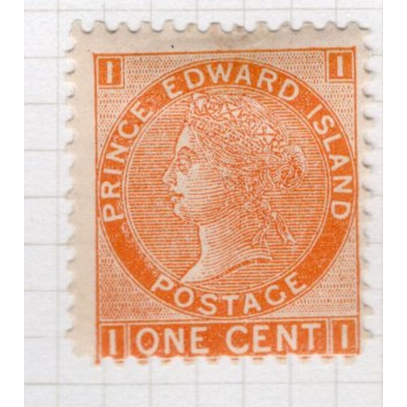 Prince Edward Island Sc 11 1872 brown orange Victoria stamp mint