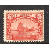 Newfoundland Sc 73 1897 35 cent Iceberg  stamp mint