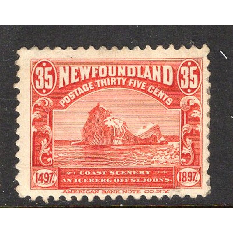 Newfoundland Sc 73 1897 35 cent Iceberg  stamp mint