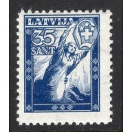 Latvia Sc B95 1936 35 s Charity stamp mint
