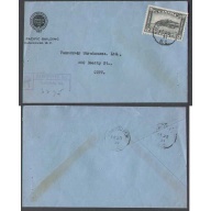 Canada-cover #4385-12c reg'd drop-Vancouver, BC-Fe 23 1931-[10c]+ drop rate [2c]-