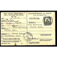 Canada-cover #12372 - 10c Library on AR card-Regina,Sask-Jan 28 1931-