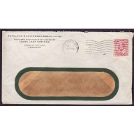 Canada-cover #10127-2c Edward-early use of window envelope-York Cnty-Toronto,Ont