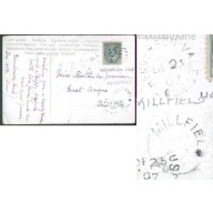 Canada-cover #5651-1c Edward-Henderson Vale, Que-De 25 1907-Millfield,