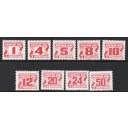 Canada Sc J28a-J40 1977-78 Postage Due stamp set mint NH