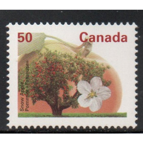 Canada Sc 1365 1994 50c Snow Apple stamp mint NH